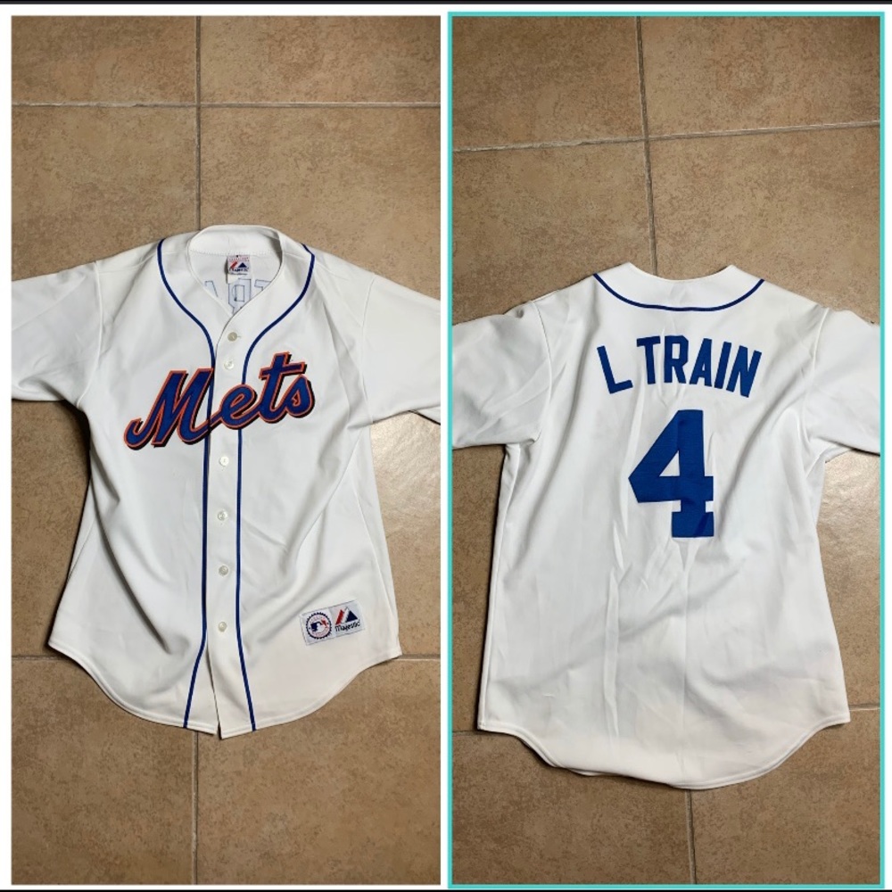 Vintage Majestic NY Mets “L Train” size M